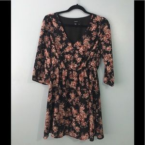 Long Sleeve Floral Dress